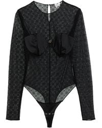 Elisabetta Franchi - Bodysuit Polyamide, Elastane - Lyst