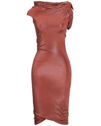 Rick Owens - Midi-Kleid - Lyst