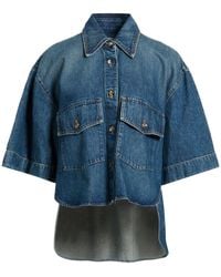 KHAITE - Denim Shirt - Lyst