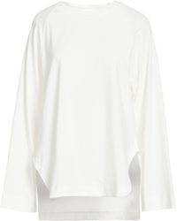 Alpha Studio - Ivory T-Shirt Cotton, Elastane - Lyst