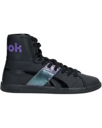 reebok high top sneakers with strap