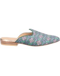 SLOANE ATTITUDE - Mules & Clogs Textile Fibers, Natural Raffia - Lyst