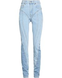 Mugler - Jeans Cotton, Elastane - Lyst