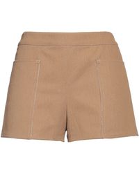 Max Mara - Sfilata Camel Shorts & Bermuda Shorts Cotton - Lyst