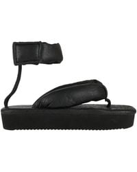 Rick Owens - Thong Sandal Leather - Lyst