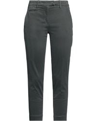 Dondup - Charcoal Pants Cotton, Elastane - Lyst