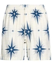 Amiri - Ivory Shorts & Bermuda Shorts Viscose - Lyst