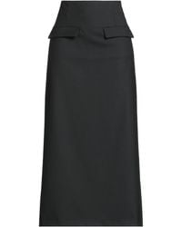 MEIMEIJ - Midi Skirt Polyester, Wool, Elastane, Acetate - Lyst