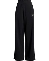 EA7 - Pants Cotton, Elastane - Lyst