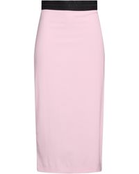 MSGM - Midi Skirt Virgin Wool, Elastane - Lyst