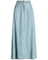 Kaos - Denim Skirt Lyocell - Lyst