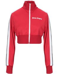 palm angels red sweatshirt
