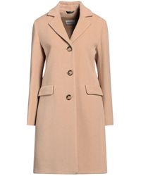 Cinzia Rocca - Sand Coat Wool, Polyamide, Cashmere - Lyst