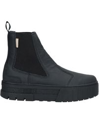 puma fur lined boots