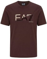 EA7 - T-Shirt Cotton - Lyst