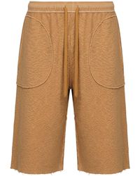 MM6 by Maison Margiela - Camel Shorts & Bermuda Shorts Cotton - Lyst