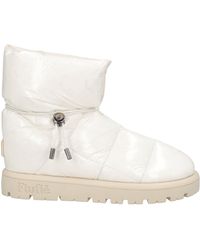 Flufié - Ivory Ankle Boots Textile Fibers - Lyst