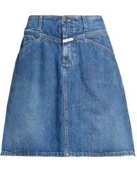 Closed - Denim Skirt Cotton, Recycled Cotton - Lyst