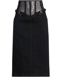 Versace Jeans Couture - Denim Skirts - Lyst