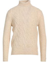 Ballantyne - Cream Turtleneck Wool, Polyamide - Lyst