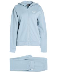 EA7 - Slate Tracksuit Polyester, Cotton - Lyst