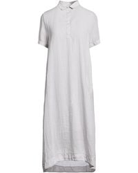 European Culture - Midi Dress Rayon, Cotton, Viscose - Lyst
