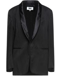 MM6 by Maison Martin Margiela Suit Jacket - Black