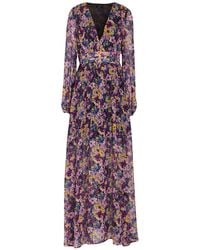 Liu Jo - Maxi Dress Polyester, Metallic Polyester - Lyst