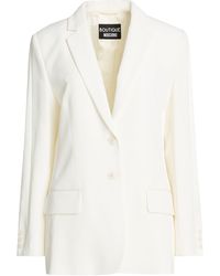 Moschino - Ivory Blazer Acetate, Viscose, Elastane - Lyst