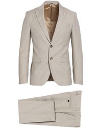 Manuel Ritz - Suit Virgin Wool, Elastane - Lyst