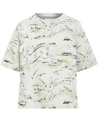 Jil Sander - Light T-Shirt Polyester, Cotton, Polyamide, Elastane - Lyst