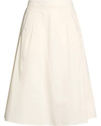 Peserico - Midi Skirt Cotton, Elastane - Lyst