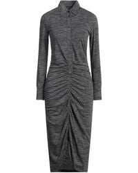 Isabel Marant - Midi Dress Polyamide, Linen, Virgin Wool - Lyst