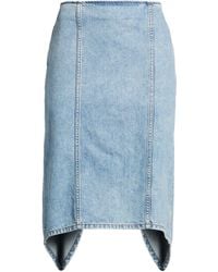 JW Anderson - Denim Skirt Cotton - Lyst