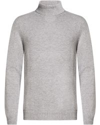 Alpha Studio - Light Turtleneck Recycled Wool, Ecovero Viscose, Recycled Polyacrylic, Cashmere - Lyst