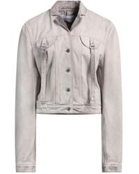 Off-White c/o Virgil Abloh - Light Denim Outerwear Cotton - Lyst