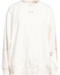 EA7 - Sweatshirt Cotton, Elastane - Lyst