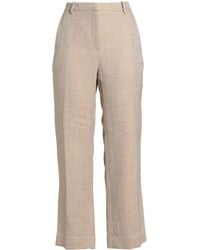 Fedeli - Sand Pants Cotton, Linen - Lyst