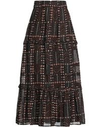 Isabel Marant - Midi Skirt Organic Cotton - Lyst