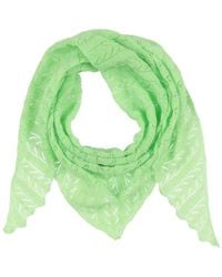 Alysi - Crème -- Scarf Viscose, Polyester - Lyst