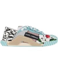 Dolce & Gabbana - Sneakers Calfskin, Polyamide, Cotton, Elastane - Lyst