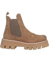 Patrizia Bonfanti - Khaki Ankle Boots Leather - Lyst
