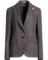 Lardini - Blazer Wool, Cotton, Elastane - Lyst