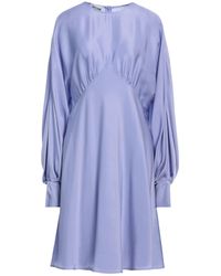 Moschino - Lilac Midi Dress Acetate, Silk - Lyst