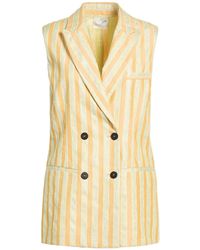 forte_forte - Apricot Blazer Polyester, Viscose, Cotton, Linen, Synthetic Fibers - Lyst