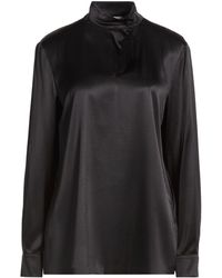 Lardini - Top Silk, Elastane - Lyst
