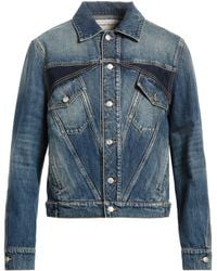 McQueen - Denim Outerwear - Lyst