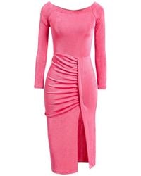 Denny Rose - Midi Dress Polyester, Elastane - Lyst