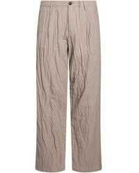 White Sand - Pants Cotton, Nylon, Linen - Lyst