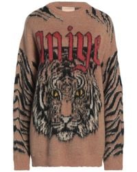 Aniye By - Camel Sweater Acrylic, Mohair Wool, Polyamide, Wool, Alpaca Wool - Lyst